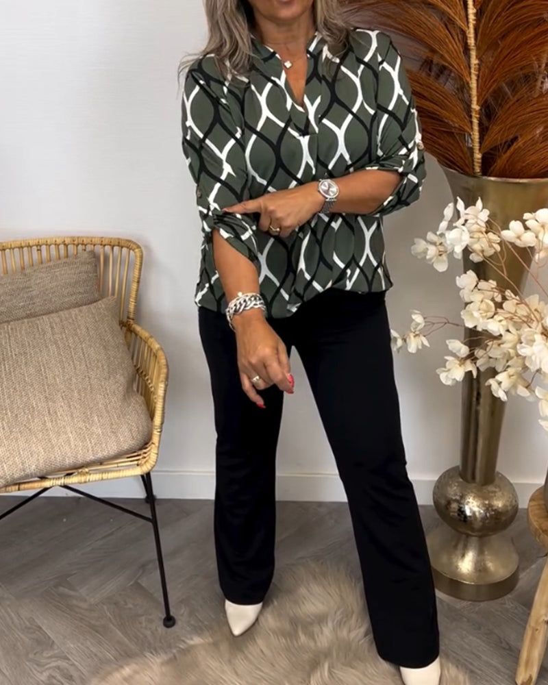Sophie | Graphic Print Blouse