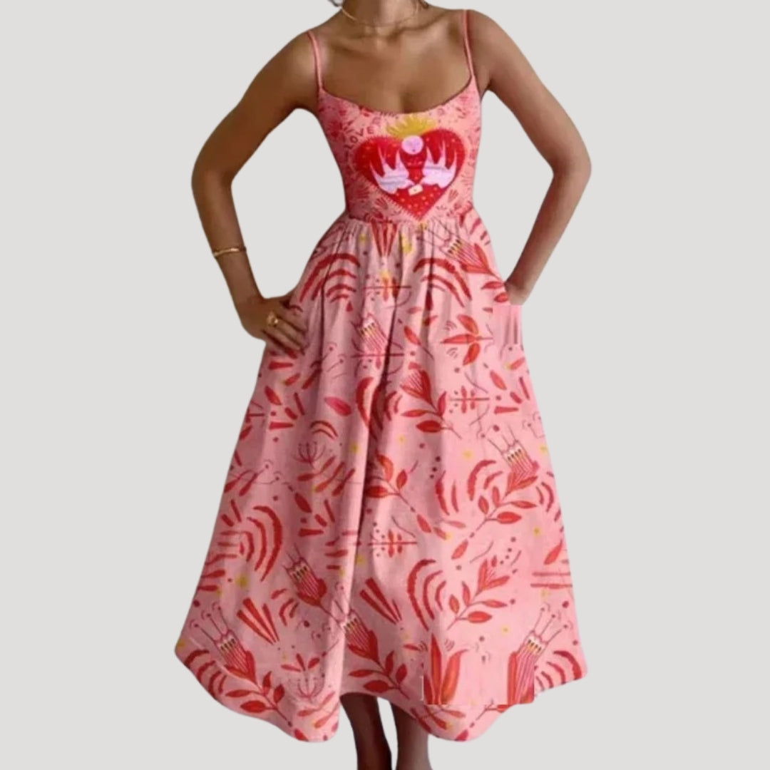 Megan | Vibrant Midi Sundress