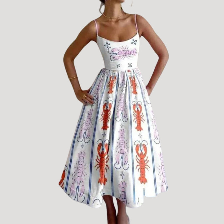 Megan | Vibrant Midi Sundress