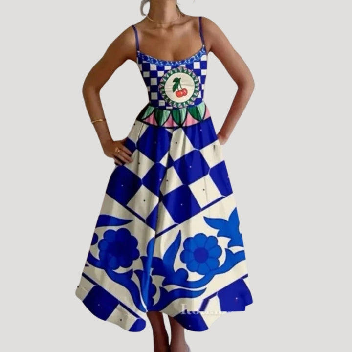 Megan | Vibrant Midi Sundress