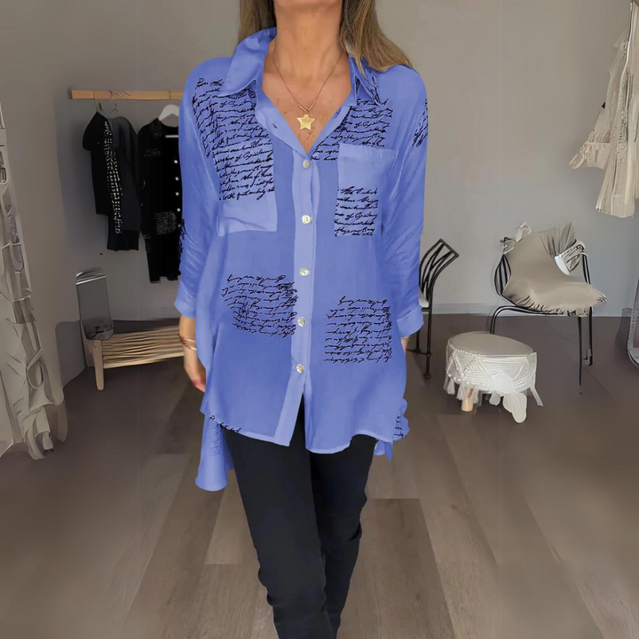 Sophie | Artistic Button-Up Shirt