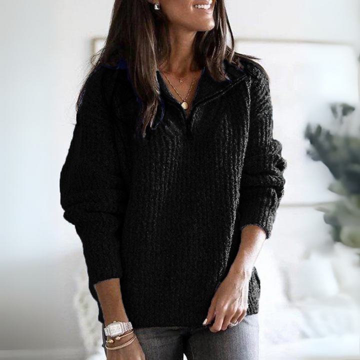Clara | Chic Zip Pullover