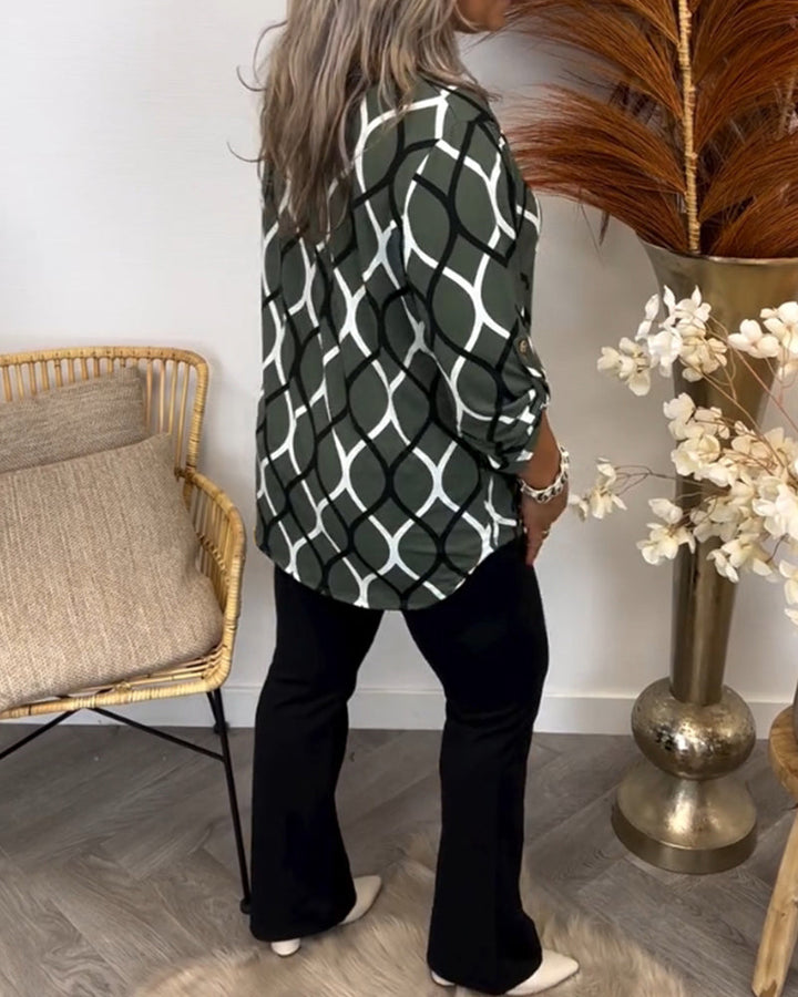 Sophie | Graphic Print Blouse