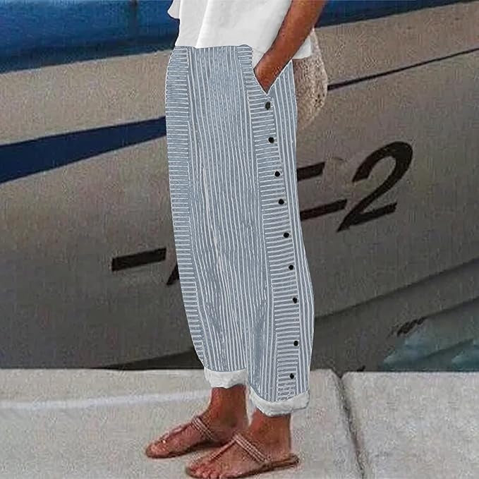 Clara | Stylish Striped Trousers