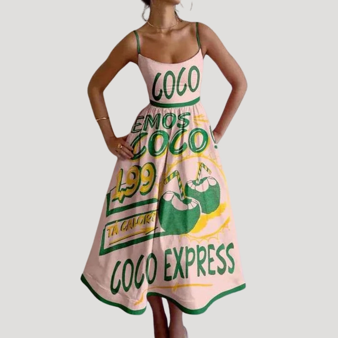 Megan | Vibrant Midi Sundress