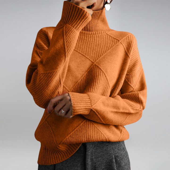 Clara | Elegant Roll Neck Jumper