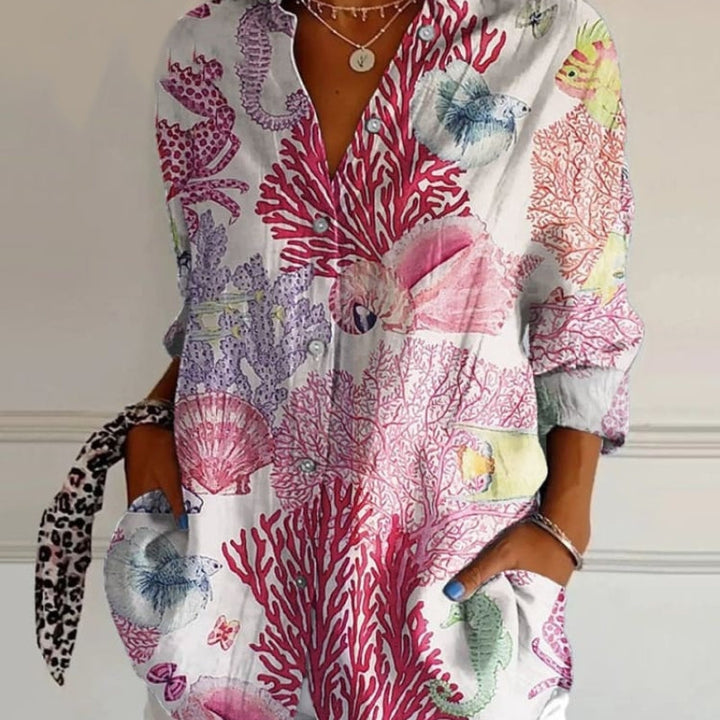 Clara | Stylish Floral Blouse
