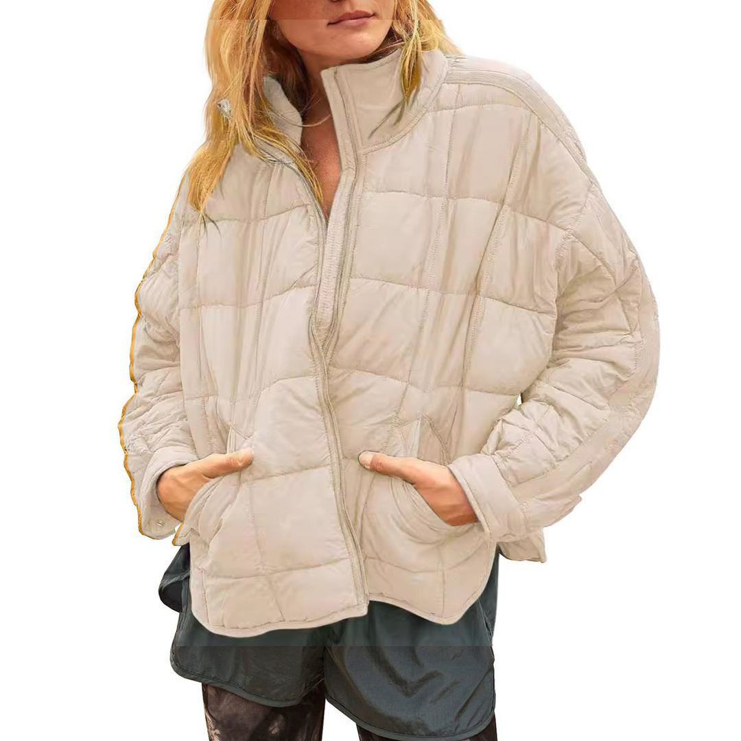 April | Lightweight zip puffer