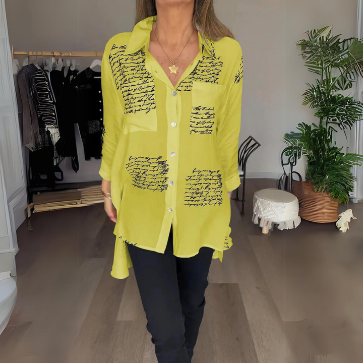 Sophie | Artistic Button-Up Shirt