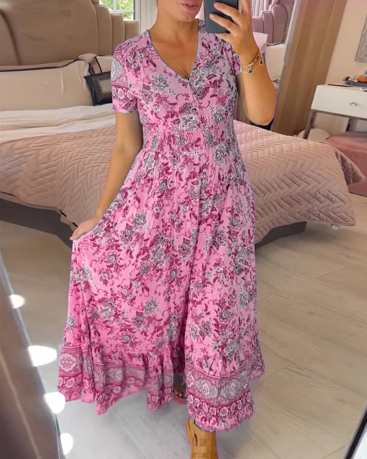 Sophie | V-Neck Floral Dress