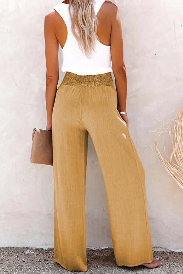 Megan | Relaxed High-Waisted Trousers
