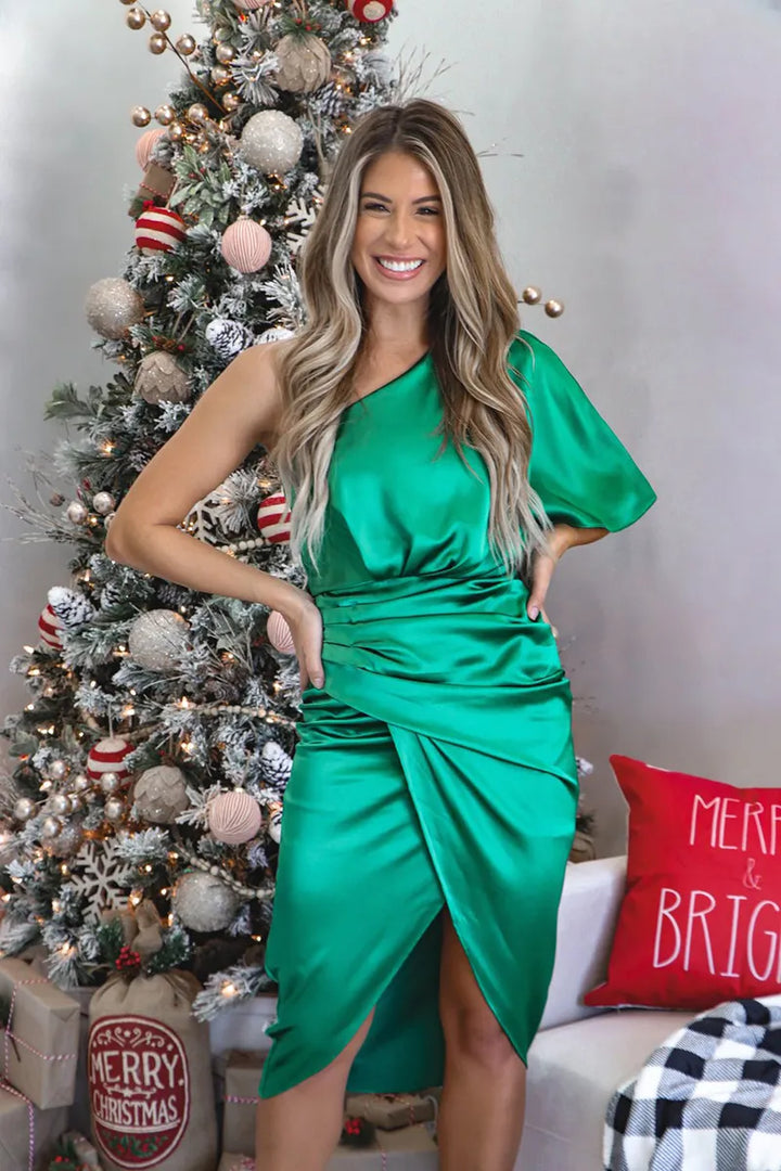 Clara | Chic Satin Dress