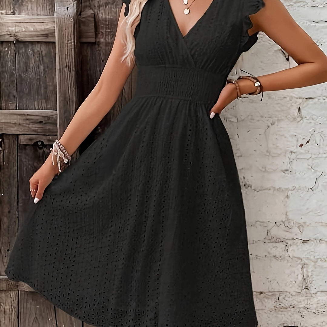 Clara | Ruffled Lace Dress
