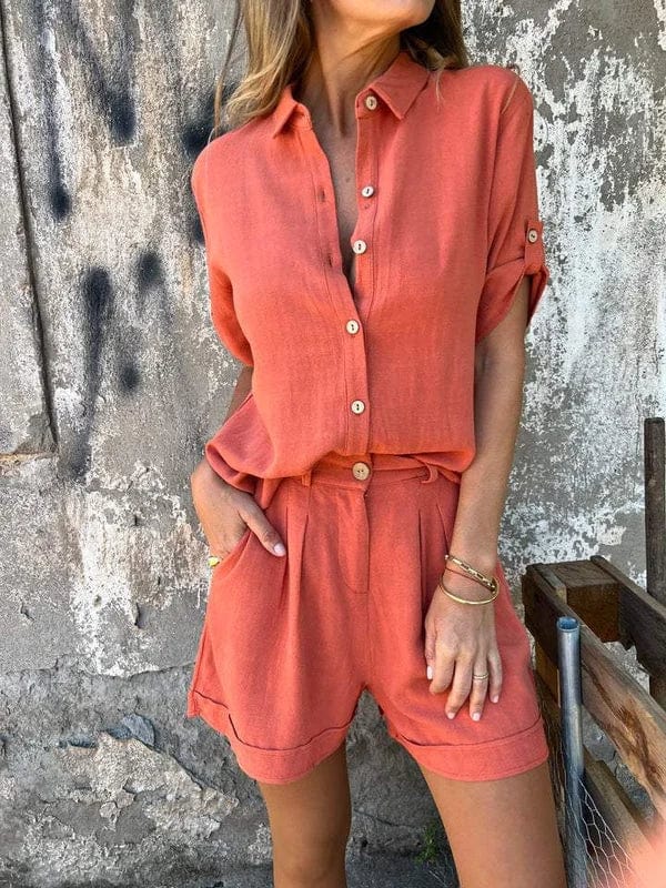 Clara | Elegant Cotton-Linen Set