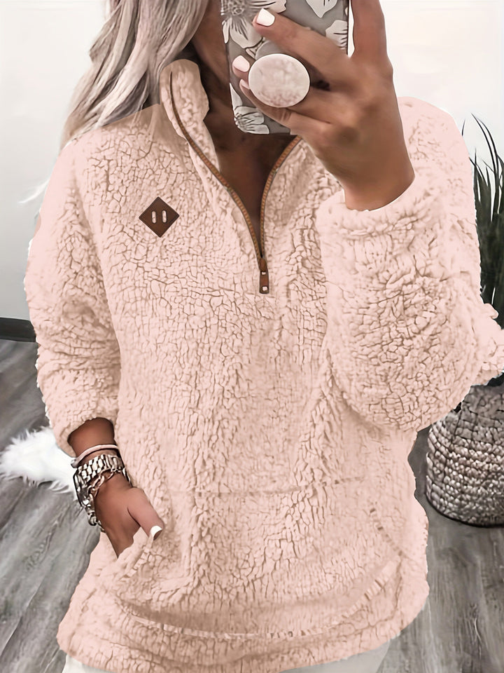 Mabel | Relaxed Zip-Up Sweatshirt