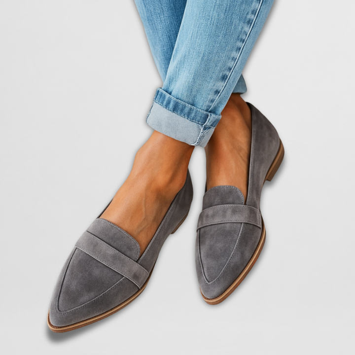 Chloe | Stylish Suede Flats