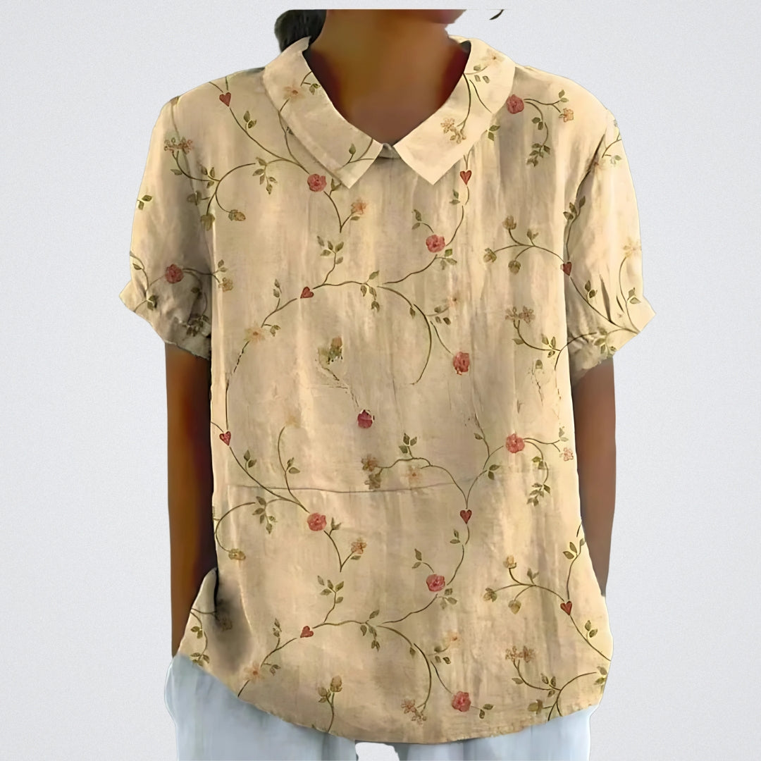 Clara | Elegant Floral Blouse