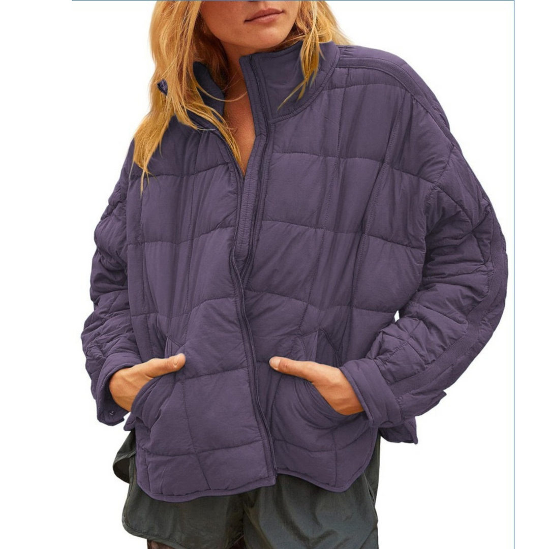 April | Lightweight zip puffer