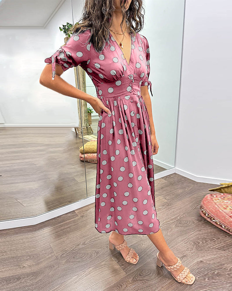 Clara | Chic Polka Dot Dress