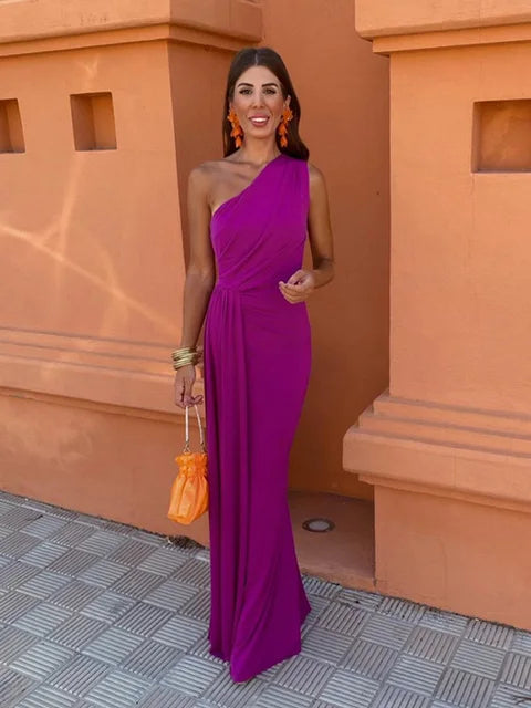 Clara | Asymmetrical Maxi Dress