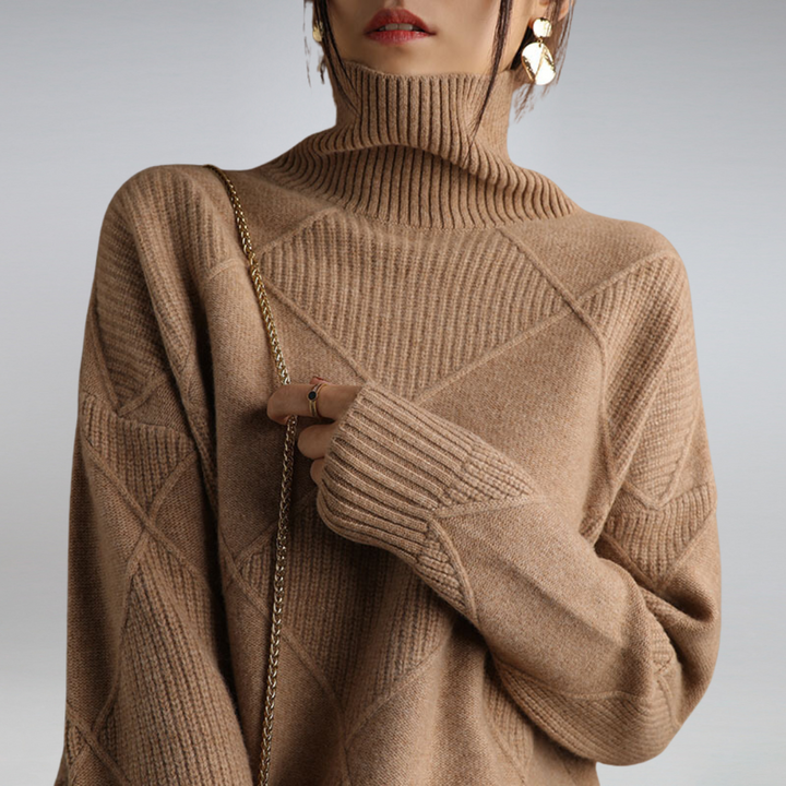 Clara | Elegant Roll Neck Jumper