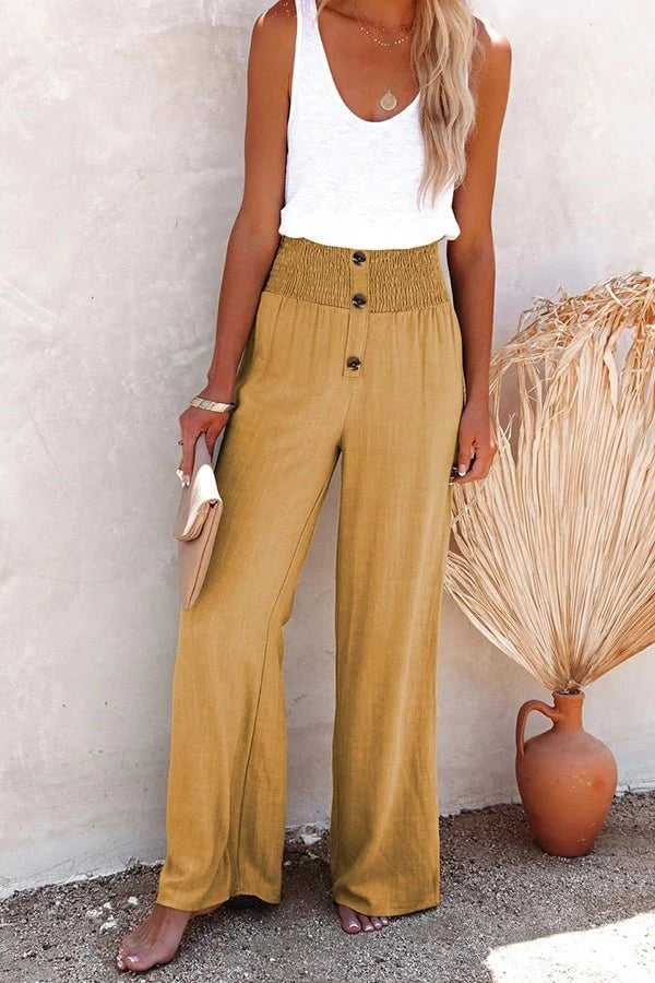 Megan | Relaxed High-Waisted Trousers
