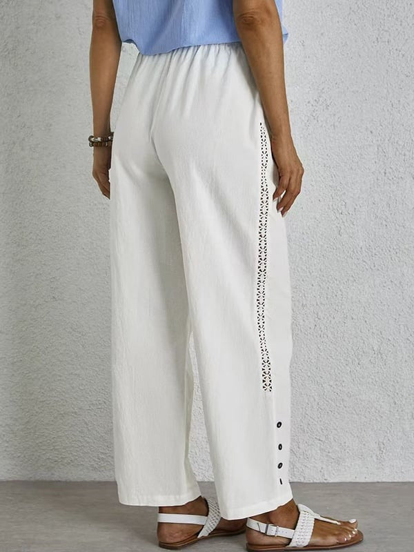 Megan | Chic Button-Up Trousers
