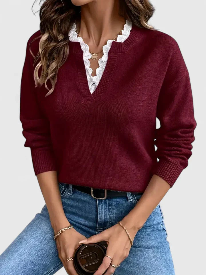 Lily | Chic Lace Blouse