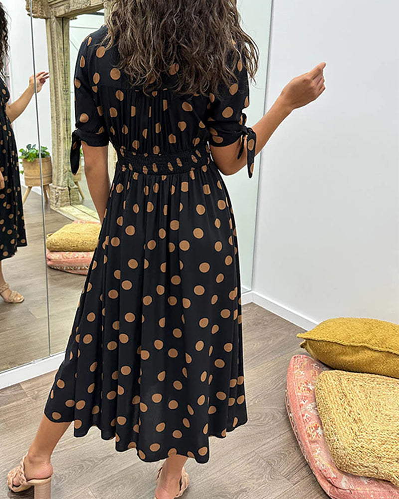 Clara | Chic Polka Dot Dress
