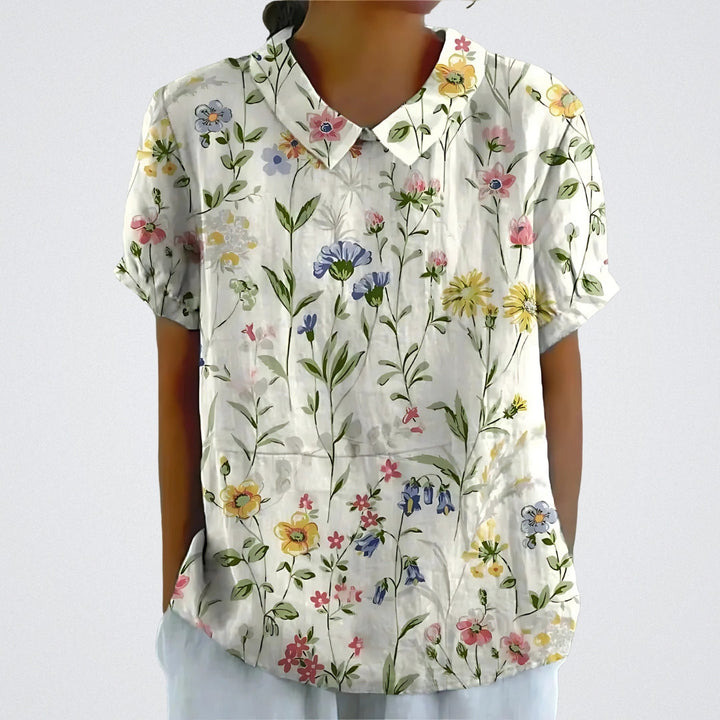 Clara | Elegant Floral Blouse