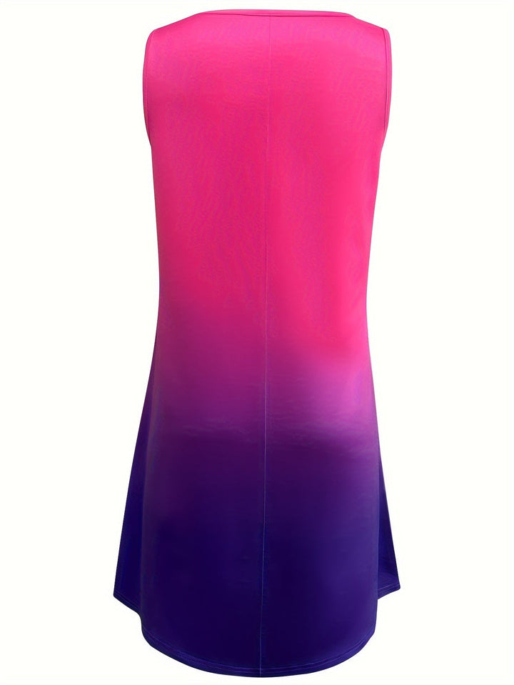 Sophie | Casual Gradient Dress