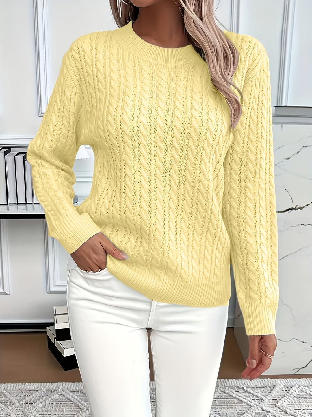 Clara | Cozy Cable Jumper