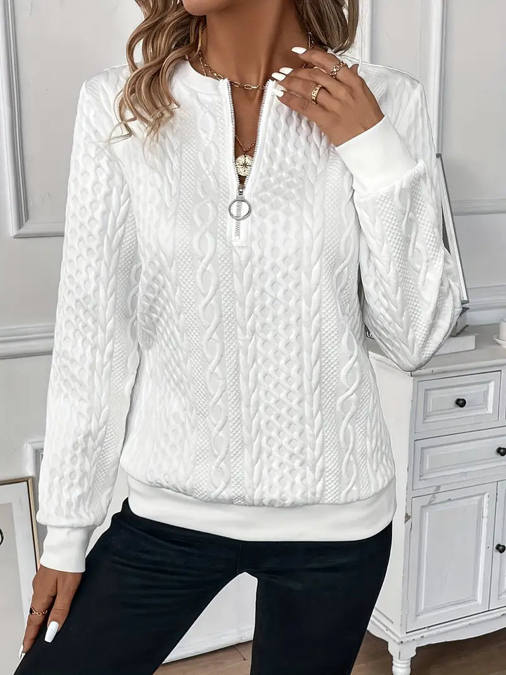 Chloe | Chic Zip Jumper