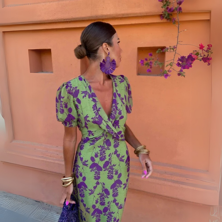 Megan | Elegant Floral Midi
