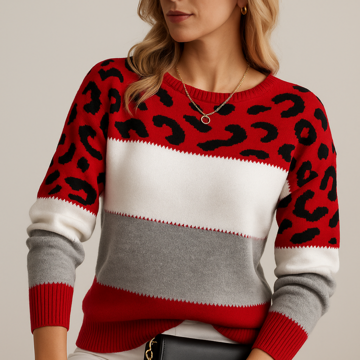 Tamsin | Chic Leopard Jumper