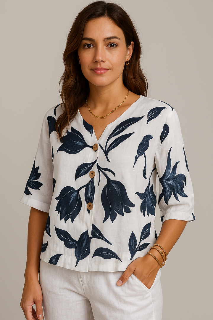 Sophie | Elegant Floral Top