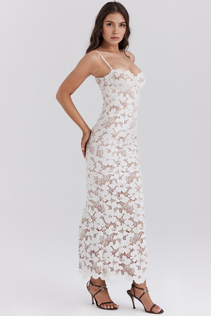 Clara | Elegant Lace Midi