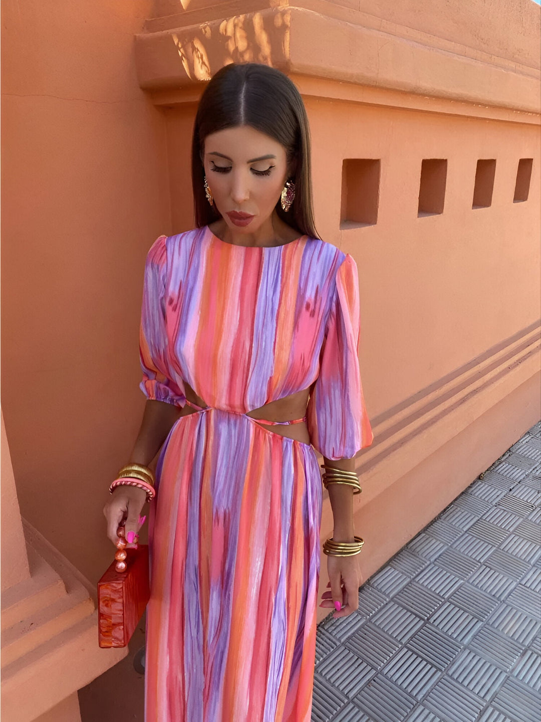 Clara | Elegant Open Back Dress