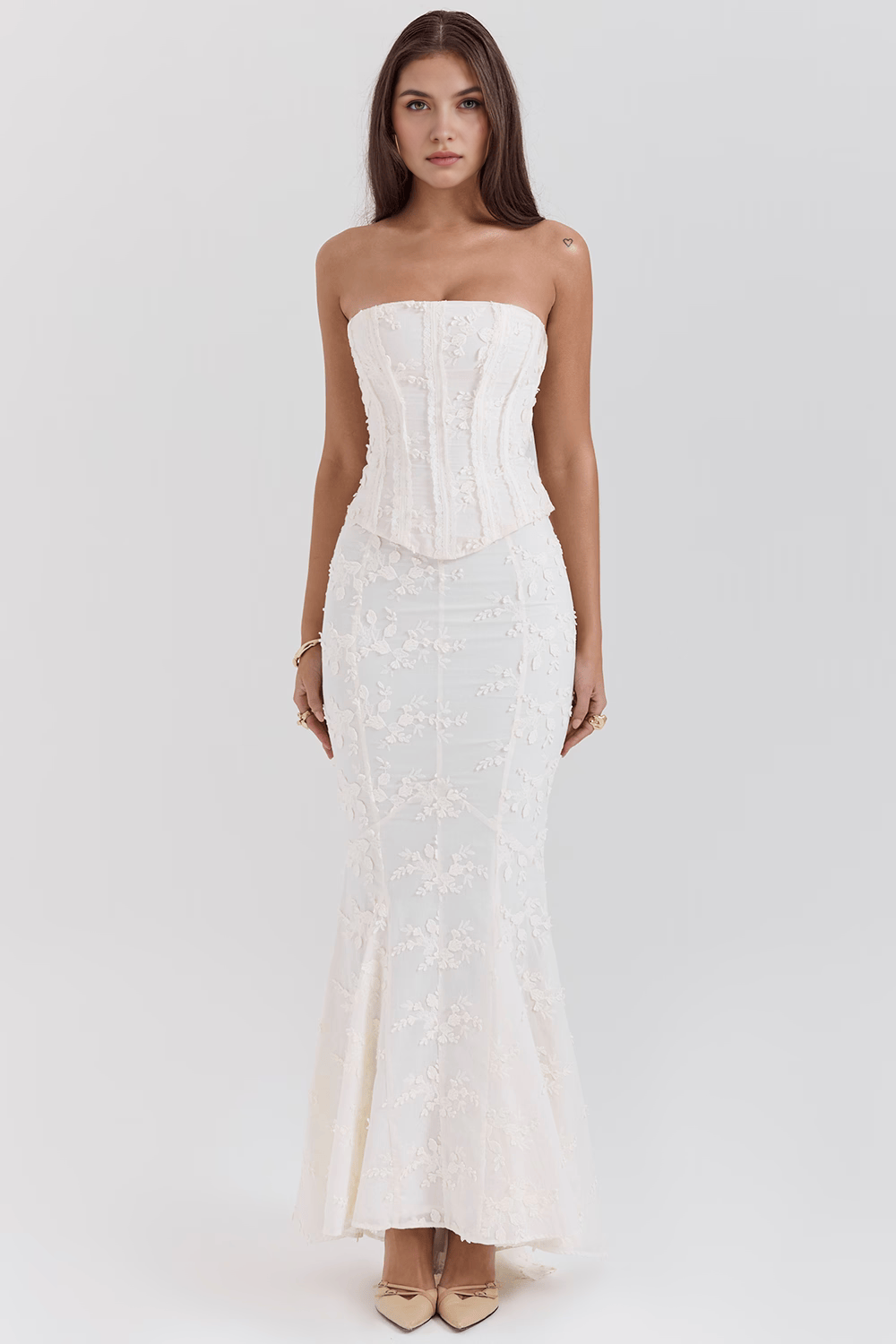 Clara | Embroidered Corset Dress