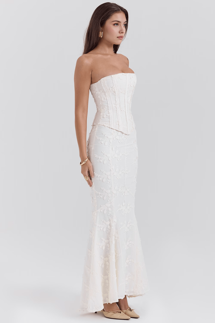 Clara | Embroidered Corset Dress