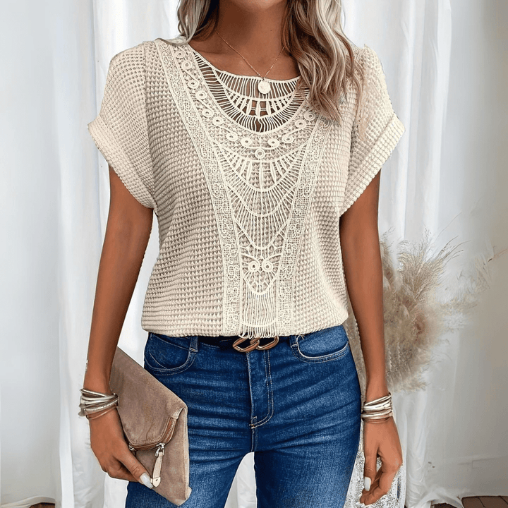 Megan | Chic Lace Blouse
