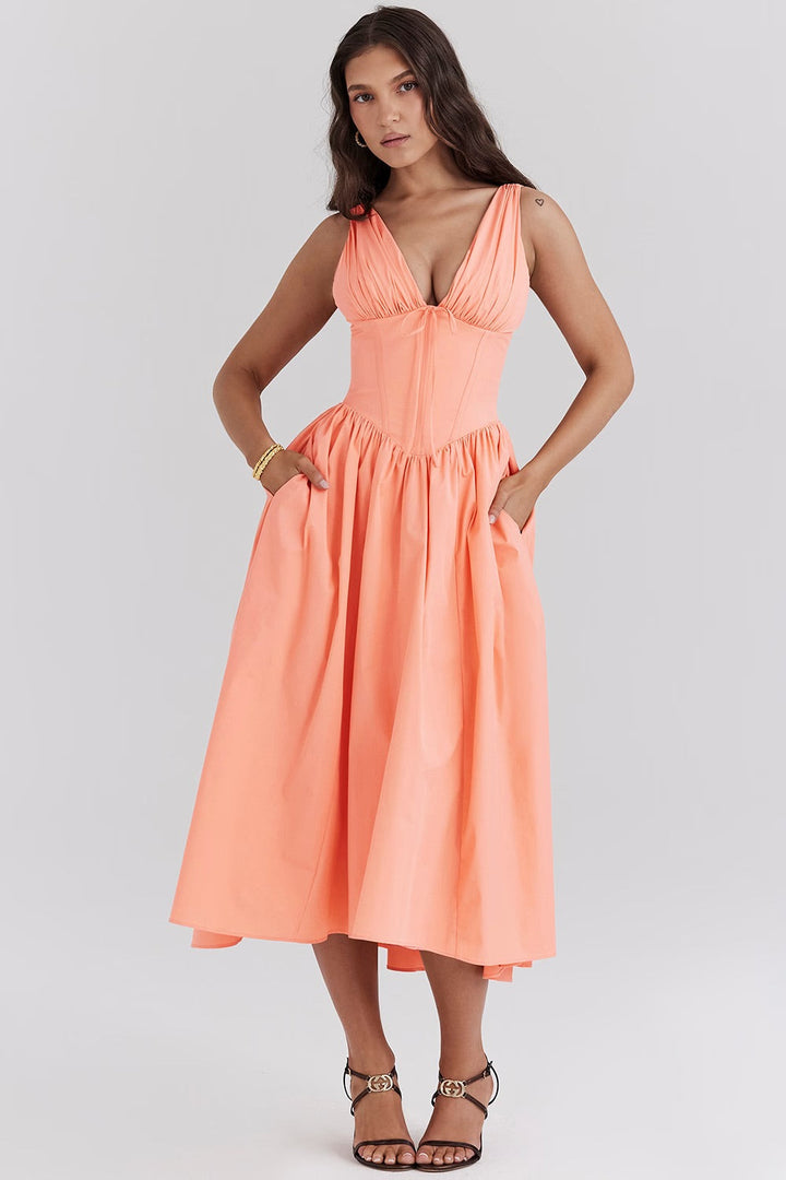 Lily | Floral Sleeveless Dress