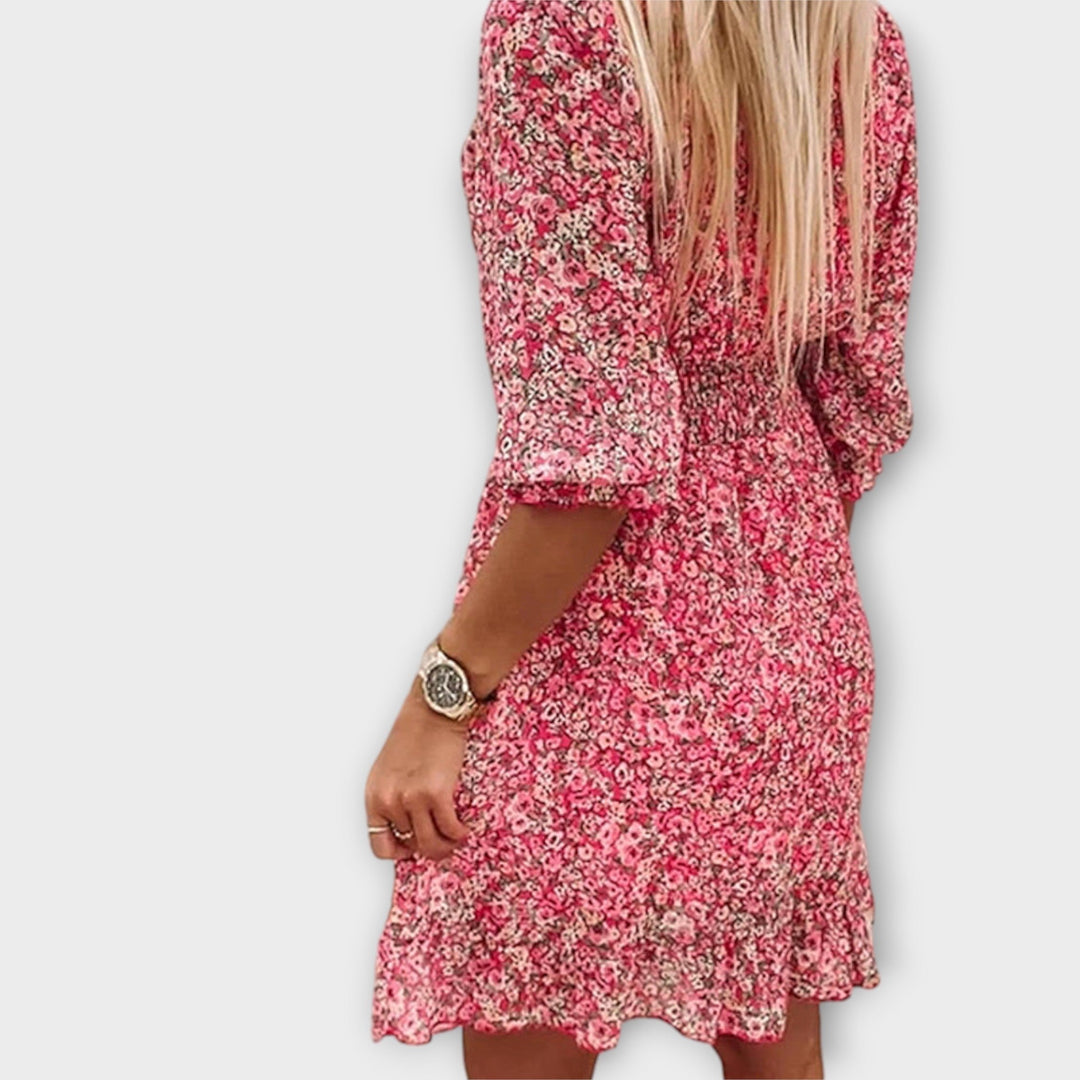 Sophie | Floral Puff Sleeve Dress