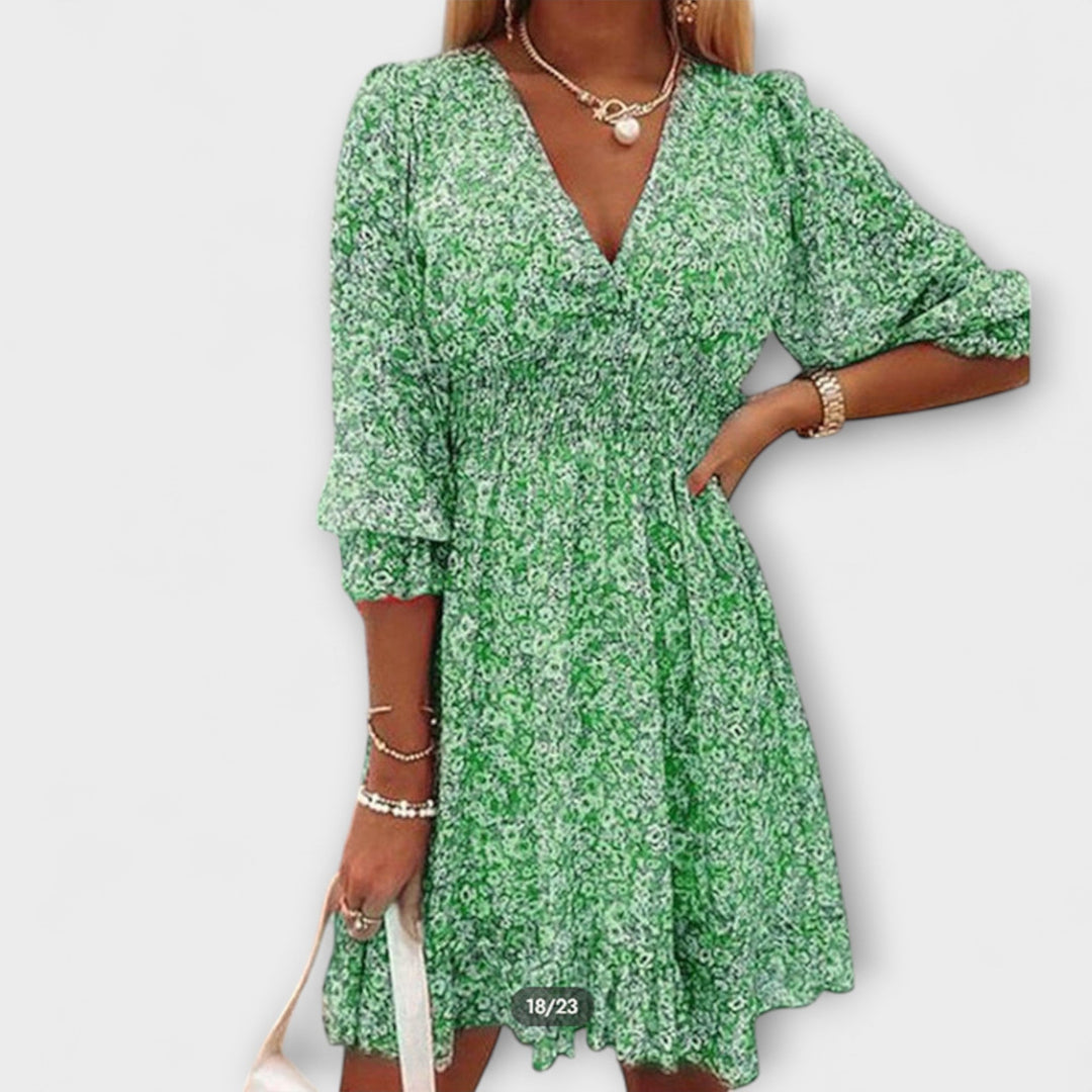 Sophie | Floral Puff Sleeve Dress