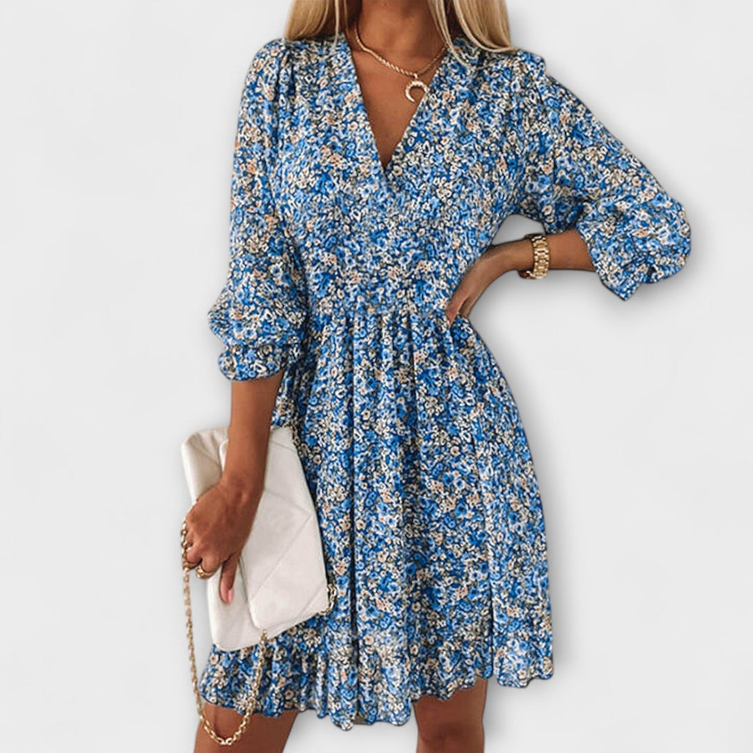 Sophie | Floral Puff Sleeve Dress