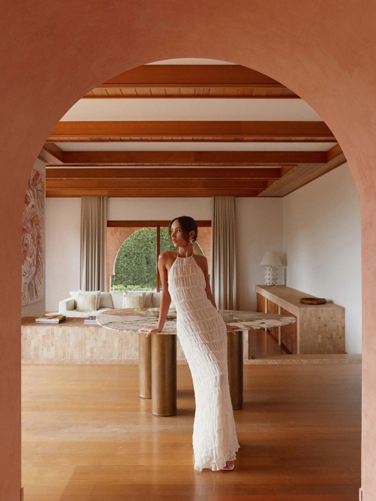 Clara | Textured Maxi Gown