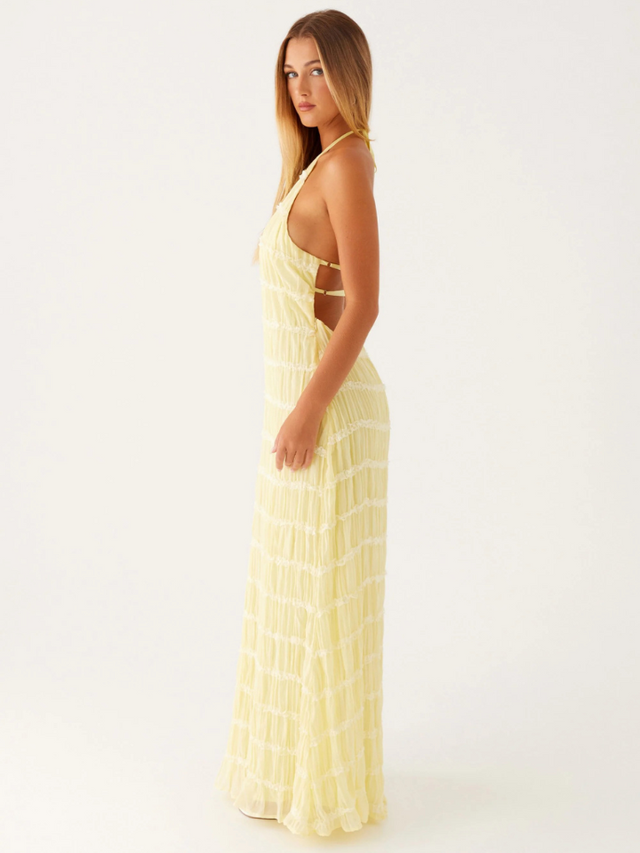 Clara | Textured Maxi Gown