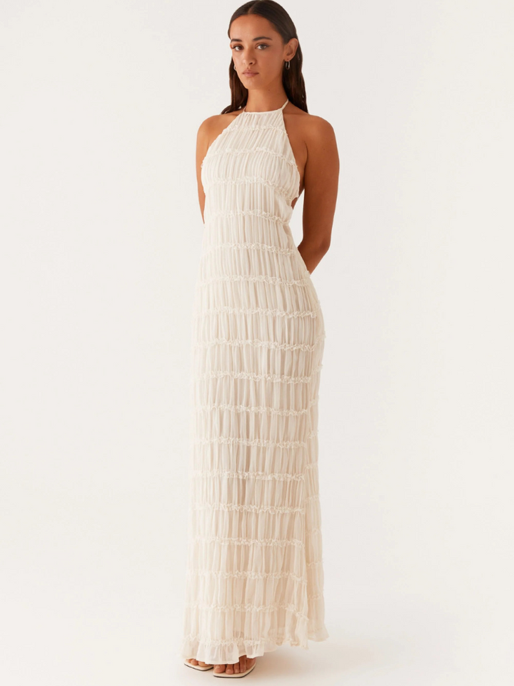Clara | Textured Maxi Gown