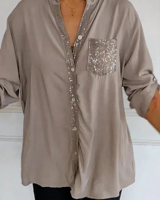 Chloe | Chic Sequin Blouse