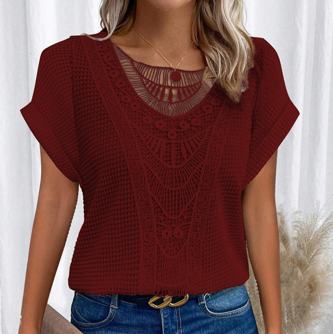 Megan | Chic Lace Blouse